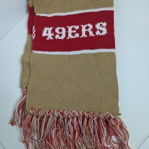 San Francisco 49ers Team Scarf 25*7 inches Tassles